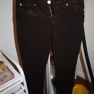 7 for all Mankind high rise skinny corduroy pants